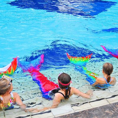 Ferienplaner Aktion Meerjungfrauenschwimmen