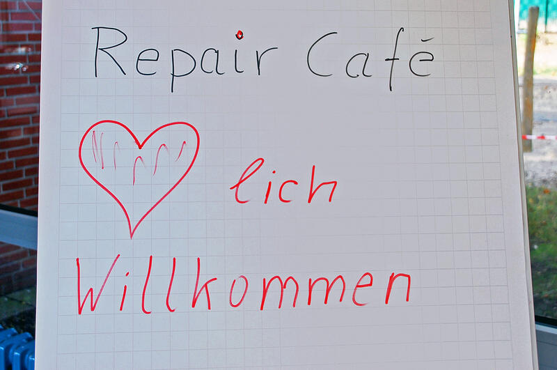 Bild vergrößern: Repair Cafe Willkommen