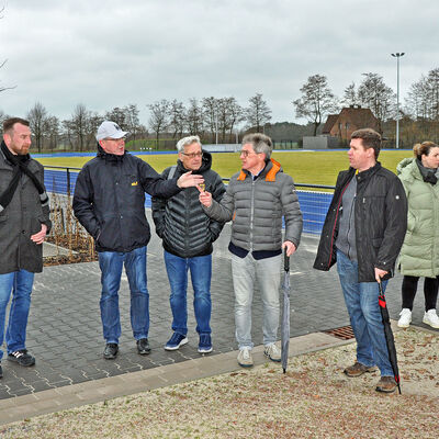Besichtichtigung Sportpark