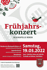Bild vergr&ouml;&szlig;ern: Fr&uuml;hjahrskonzert Blaskapelle Reken