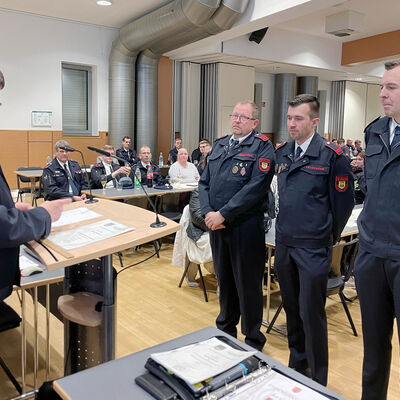 Bild vergr&ouml;&szlig;ern: Jahreshauptversammlung Freiwillige Feuerwehr Reken 