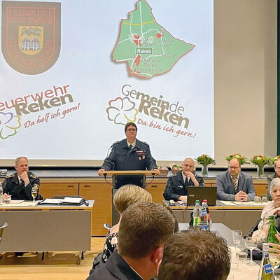 Bild vergr&ouml;&szlig;ern: Jahreshauptversammlung Freiwillige Feuerwehr Reken 