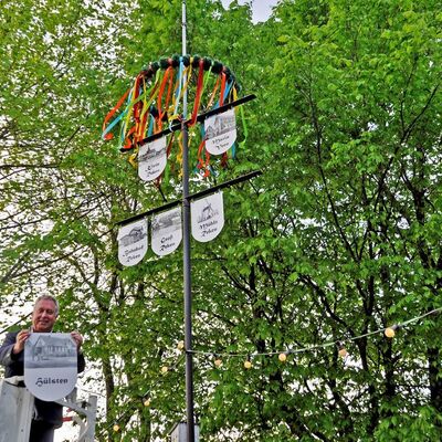Bild vergr&ouml;&szlig;ern: Maibaum - Maisingen HV 8.5.23 026 (1)
