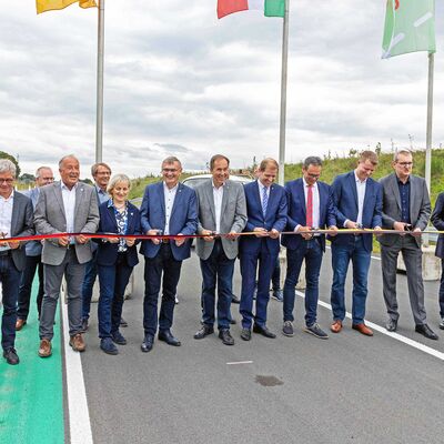 Er&ouml;ffnung 1.Teilst&uuml;ck B67n 29.9.23