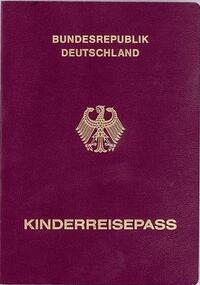 Bild vergr&ouml;&szlig;ern: Kinderreisepass