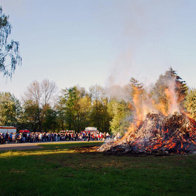 Bild Osterfeuer.