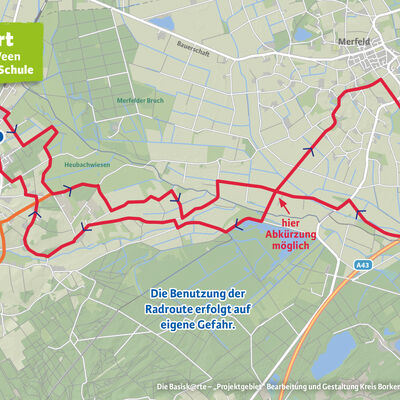 Skizze Tour Radwandertag 2024