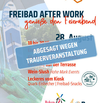 Freibad After Work Absage