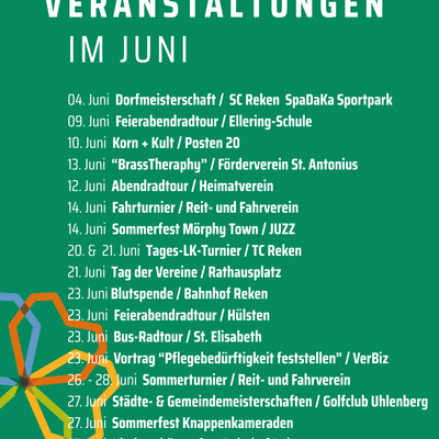 Veranstaltungshinweise Juni