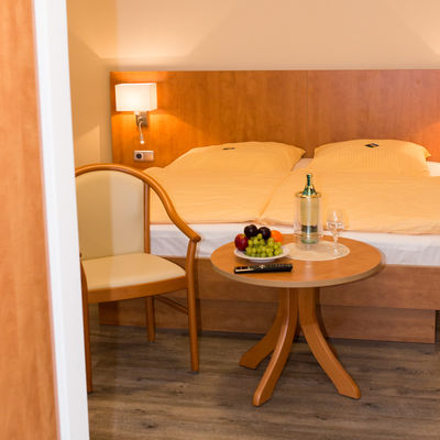 Modern und trotzdem gemütlich: Doppelzimmer im Hotel Lütkebohmert